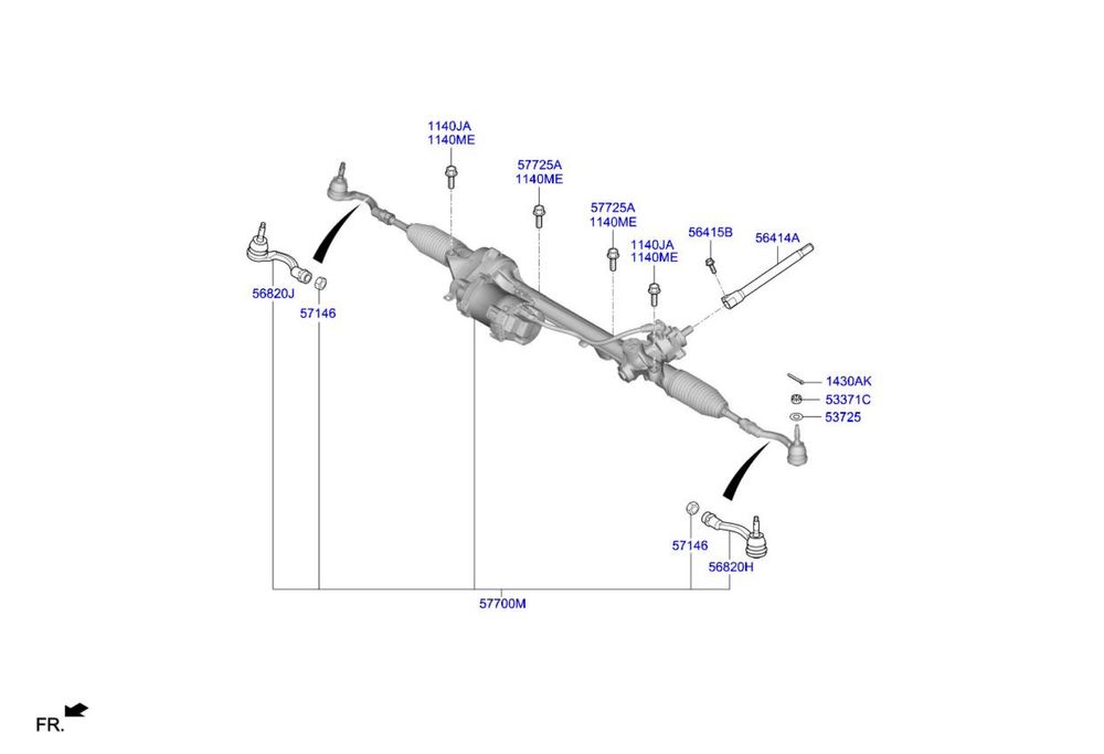 Kia Stinger (Рулевое управление с электрическим усилителем)