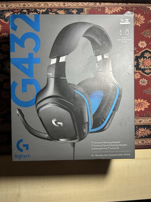 Casti gaming Logitech g432 7.1 surround