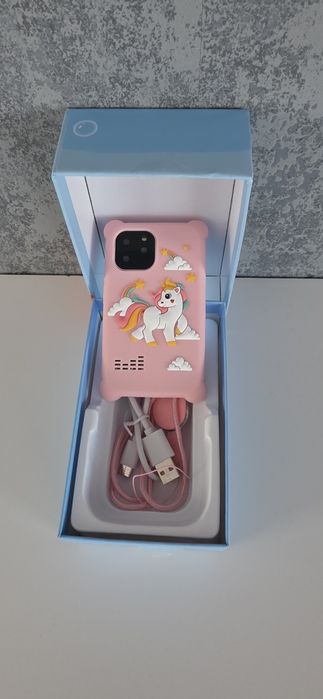 Telefon jucarie copii smartphone copii roz / albastru touchscreen NOU