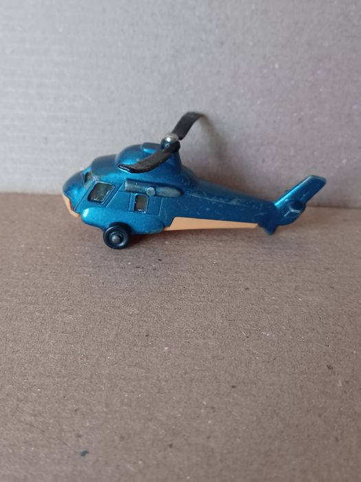 Колекционерска българска метална количка и хеликоптер matchbox