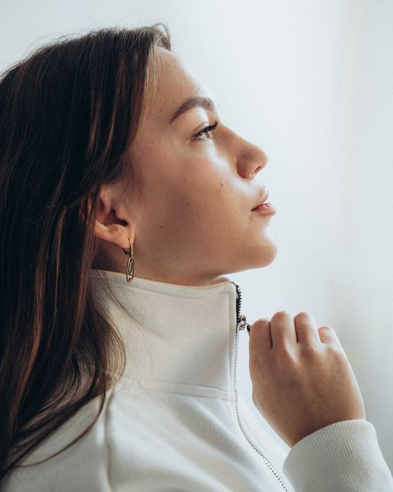 Bluză de molton Relaxed Fit cu fermoar