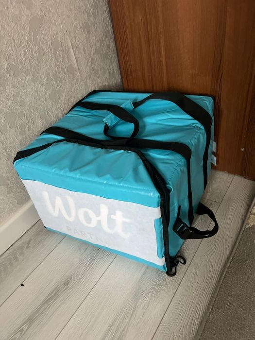 Термосумка Wolt для автокурьеров