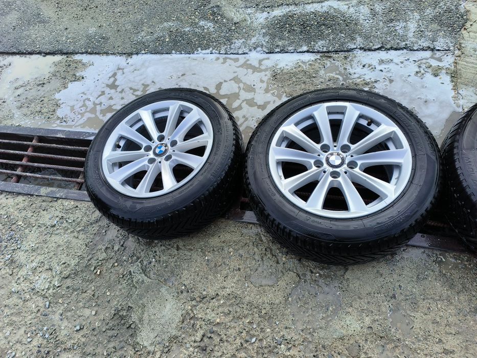 Set 4 jante originale BMW + anvelope All Season Taurus 225/55 ZR17