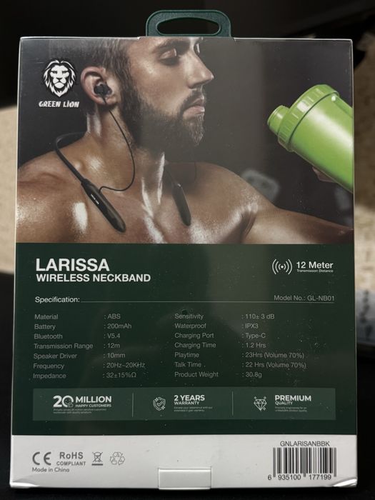 Наушники  для шеи GREEN LION LARISSA Wireless