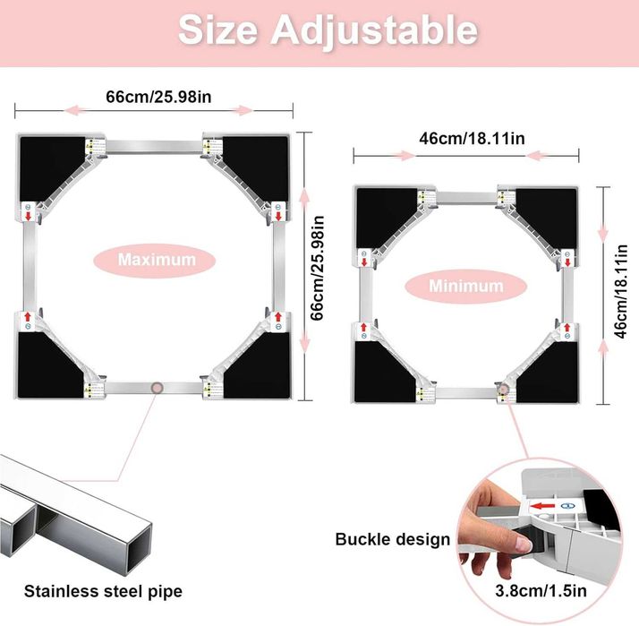 Универсален комплект за подреждане NIUXX за пералня и сушилня