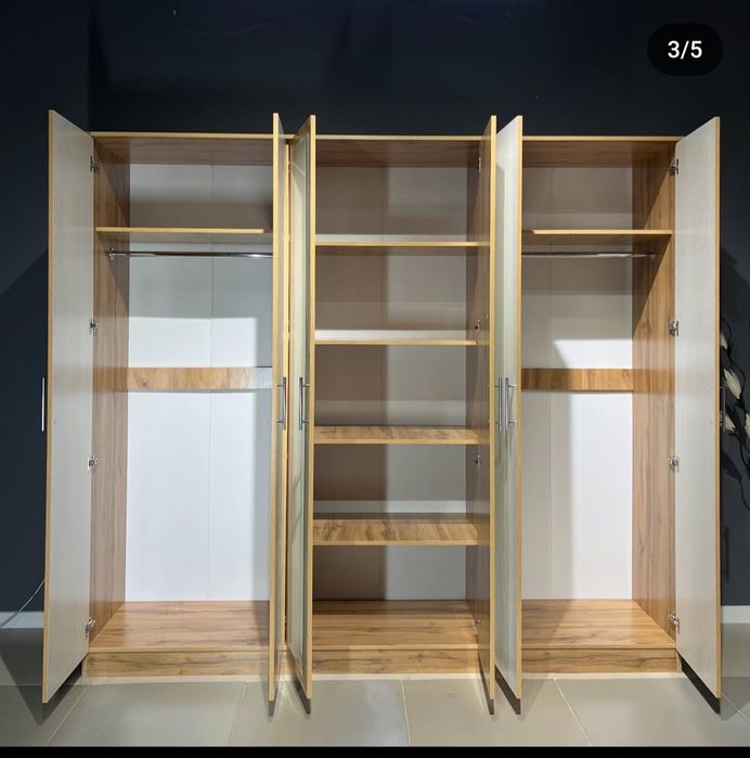 Шкаф 6 есікті 6д