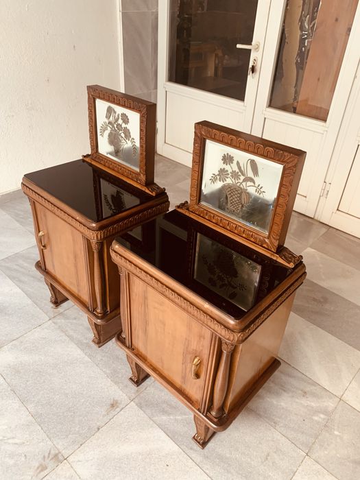 Италиански Арт-Деко шкафчета от 40–50-те години.