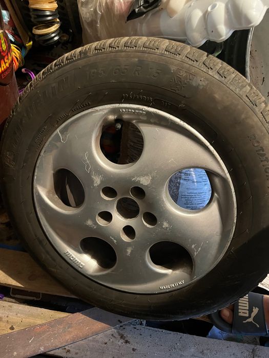 Лети джанти MOMO 15" 5х100 със зимни гуми Michelin Alpin 6 (за Голф 4, Ауди3