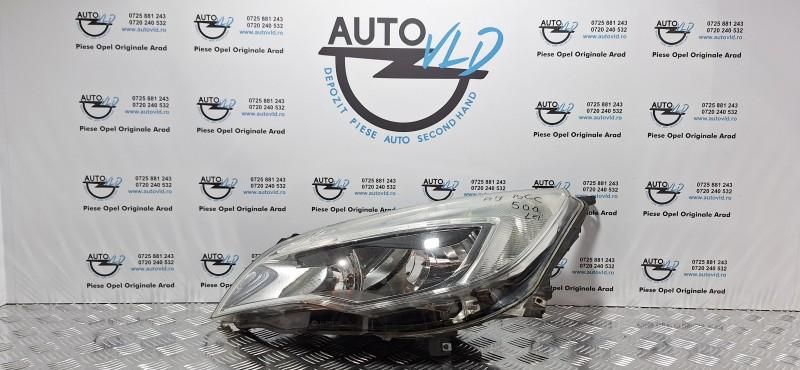Far stanga crom halogen cu bec Opel Astra J Facelift