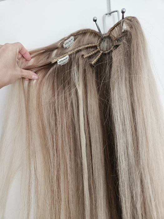 Extensii blond șuvițat IEXTENSIONS