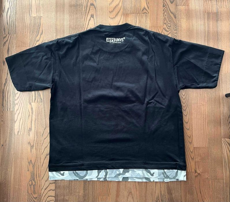 Тениска AAPE BY *A BATHING APE® unvs shark-camouflage *ОРИГИНАЛНА* Размер XL