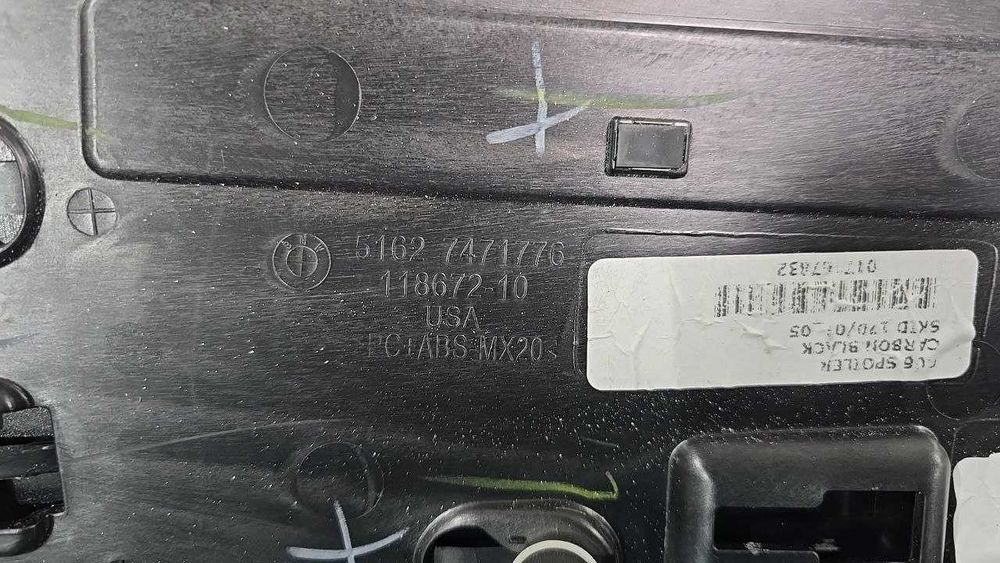 Eleron / Spoiler hayon NOU 7471776 51627471776 8490355 11148490355 BMW X6 G06 / M