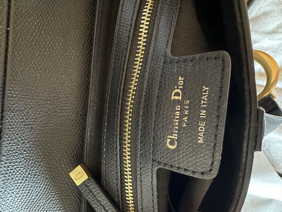 Dior Saddle Black Leather bag