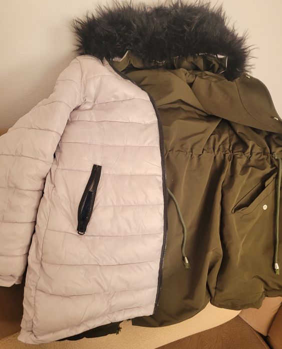 Geaca femei cu doua părți