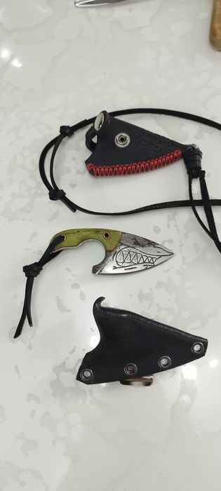 Нож Некър за носене на врат или колан