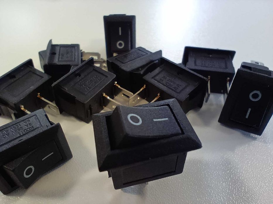 Set comutatoare si butoane tactile, 260 bucati, electronica DIY