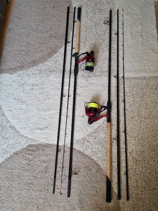 Combo 2 lansete si 2 mulinetele.