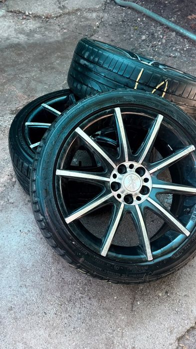 Set 4 jante aliaj R17 cu anvelope Bridgestone Potenza 205/40 R17