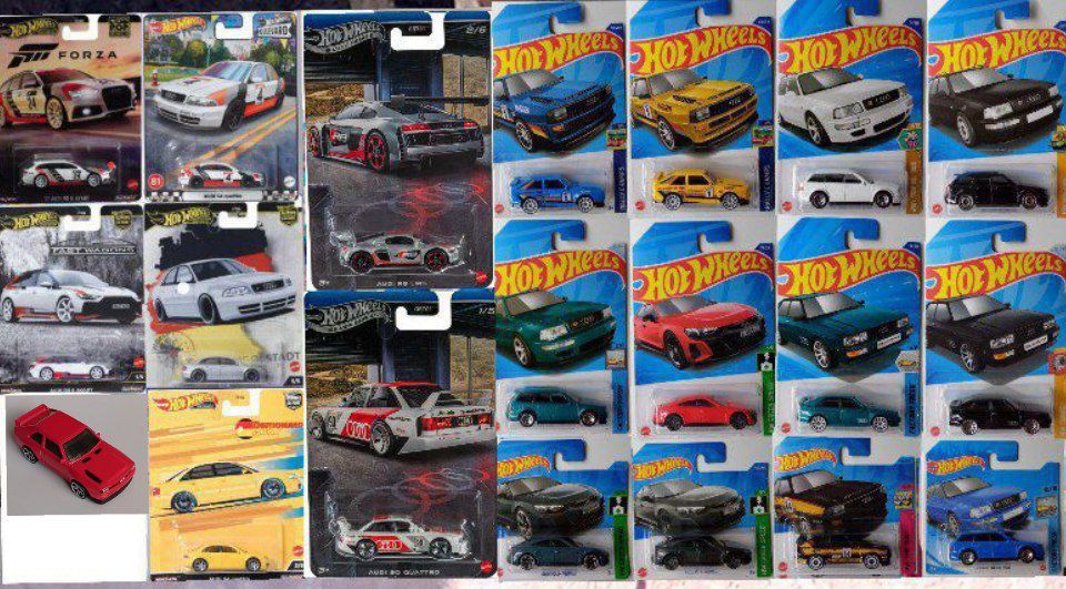 Коллекция моделей Audi Hot Wheels