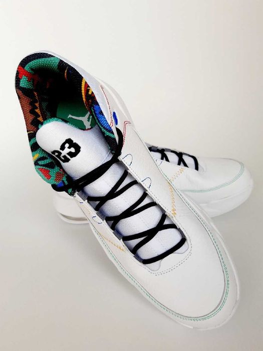 47.5 НОВИ Jordan Max Aura 3 White Black-Roma Green-University Red