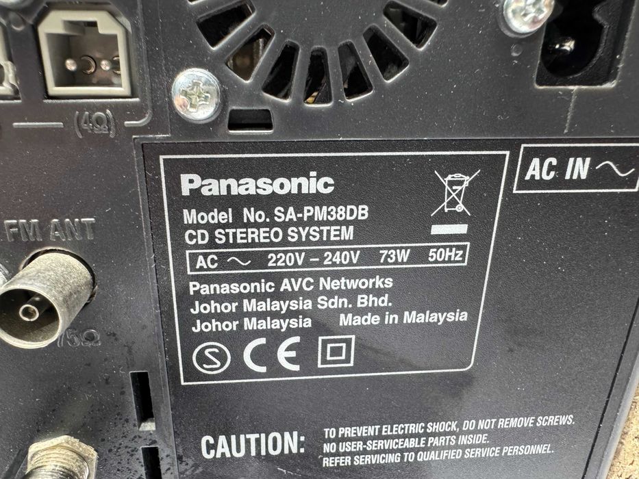Аудио система / уредба - Panasonic SA-PM38DB