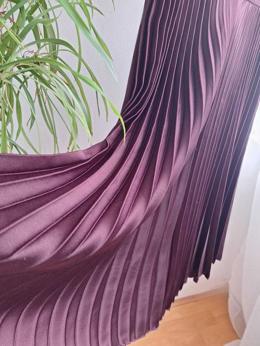 Fusta plisata cu Talie elastica