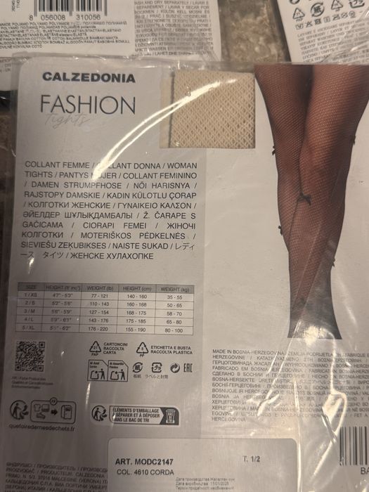 Lot 4 perechi dresuri Calzedonia marime S/M