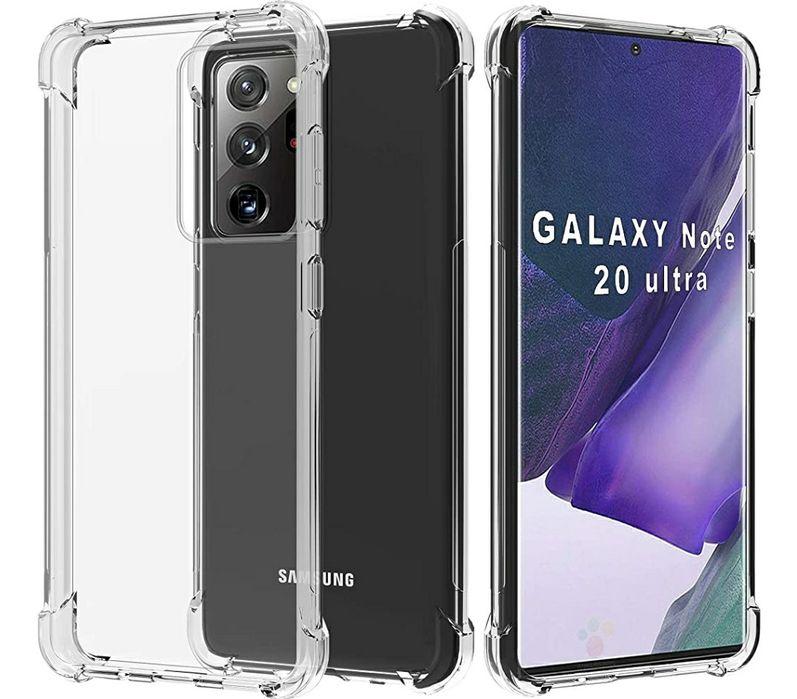 Прозрачен Силиконов Удароустойчив Кейс за Samsung Galaxy Note 20 Ultra