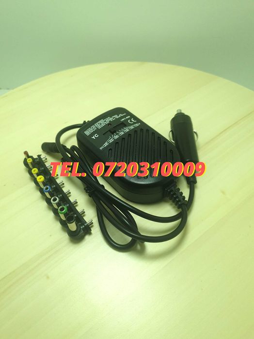 Alimentator Auto Universal Laptop12v 8 Capete Schimb