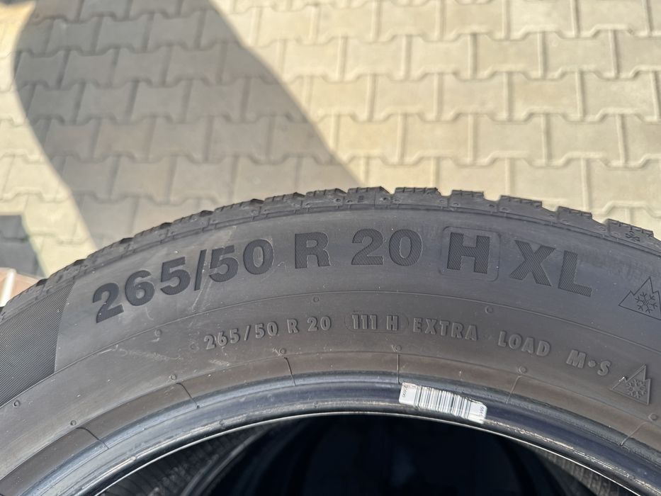 4бр Като Нови Зимни Гуми Continental 265/50/20 DOT3624