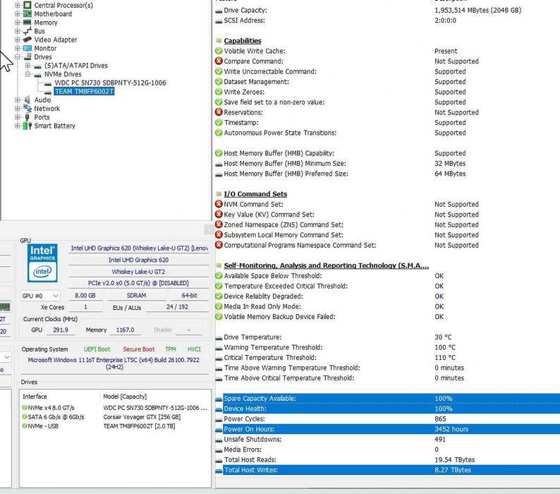 SSD 2TB TeamGroup MP33, NVMe, M.2 (2280) в ГАРАНЦИЯ