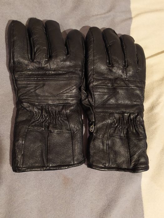 Мъжки ръкавици почти нови естествена кожа