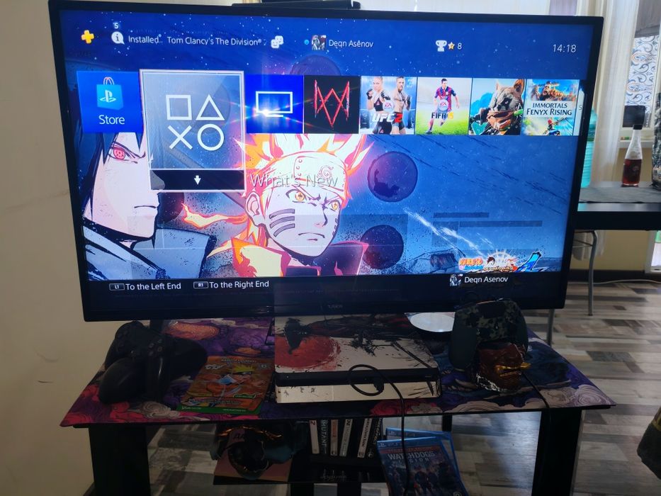 Ps4 slim 500gb 8 игри