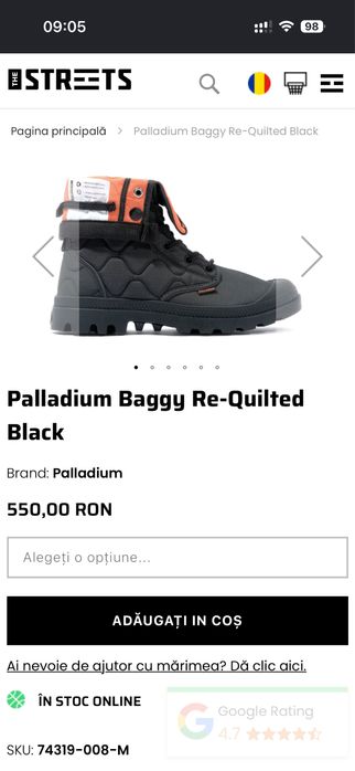 Pantofi / ghete palladium noi