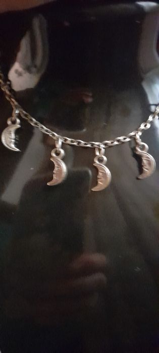 Brățară argintată, pentru picior