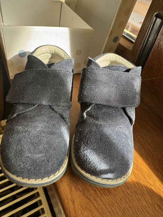 Ghetute minunate nr.21, piele, Baby Avus, bleu