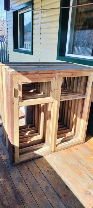 Деревянные оконные рамы