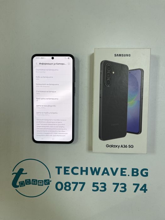 Samsung Galaxy A36 256GB Awesome Black 100%