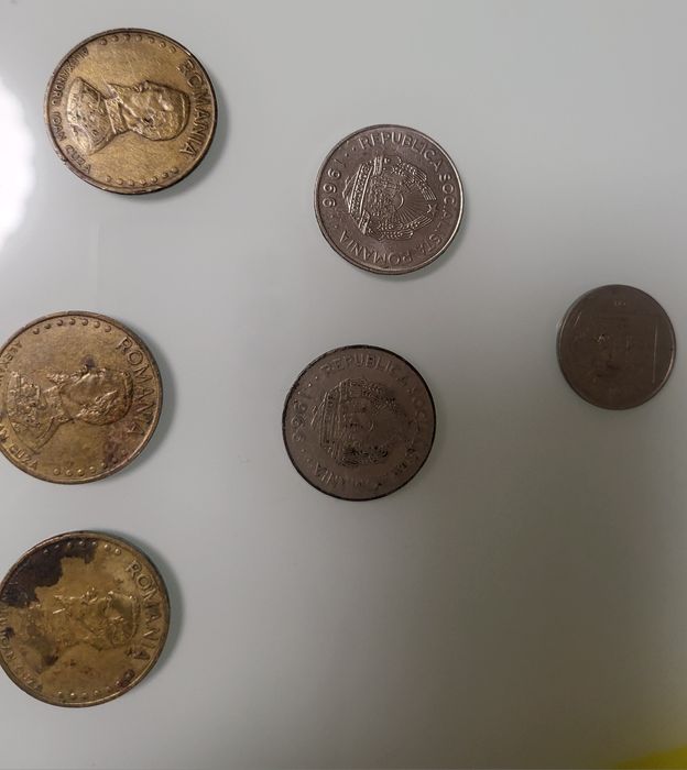 Colecție monede,bancnote 1,5,50,500,1000 lei