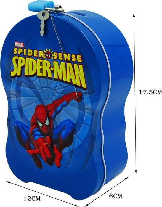 Копилка металлическая с ключом замком