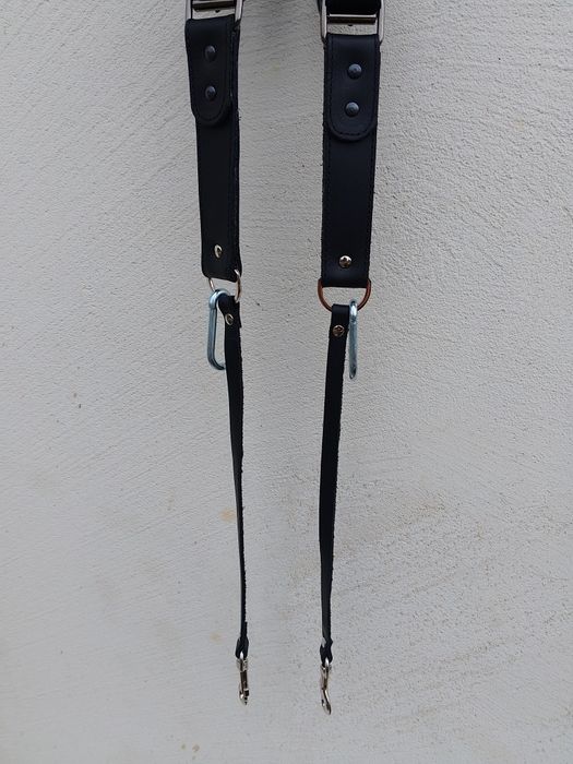 Strap pentru 2 aparate din piele
