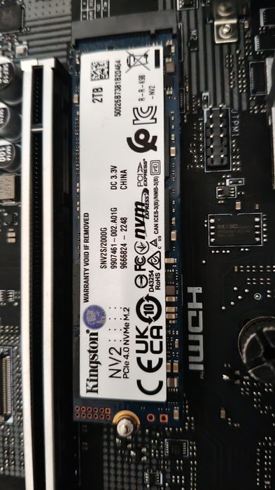 SSD M2 Kingston gen4 2tb 100%, 135zile, 13tb scrieri