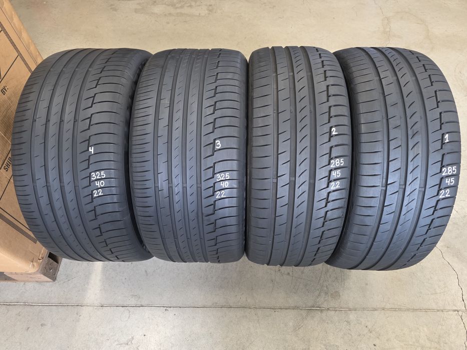 285/45/22 & 325/40/22 4бр.Continental  PremiumContact 6-MO-MERCEDES