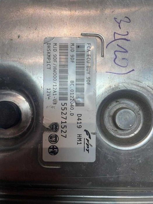 ECU Calculator motor Fiat Ducato 2.3JTD 55271527 9DF 55271527 HW000