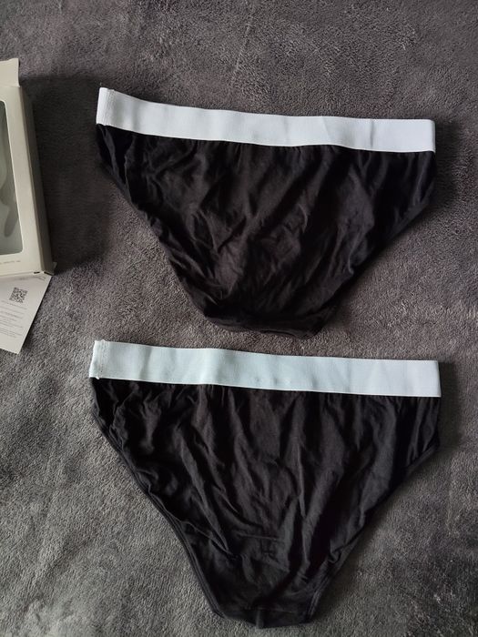 Trussardi set 2 chiloti barbatesti negri cu banda alba mărimea M noi originali