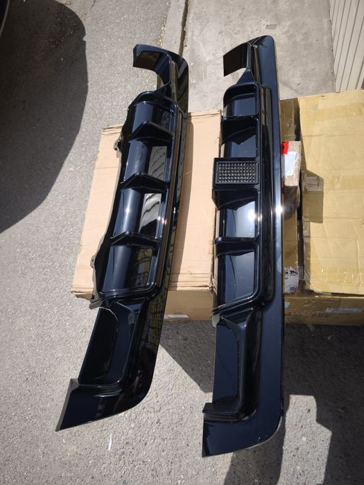 BMW E60 накладка бампера зад