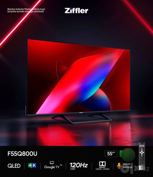 Ziffler 55" 120Hz QLED 4K