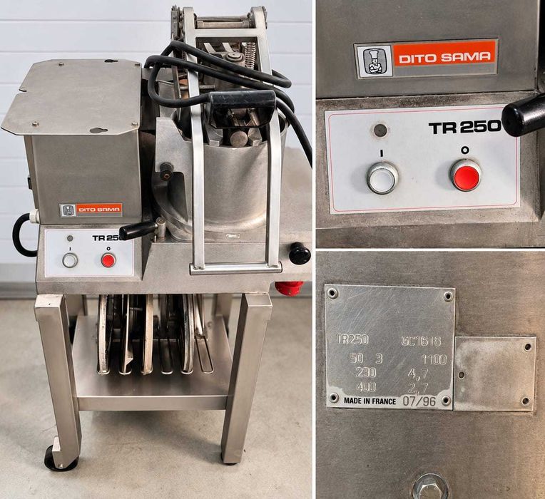 Masina profesionala de taiat legume Dito Sama TR250 – 400V – cu discuri
