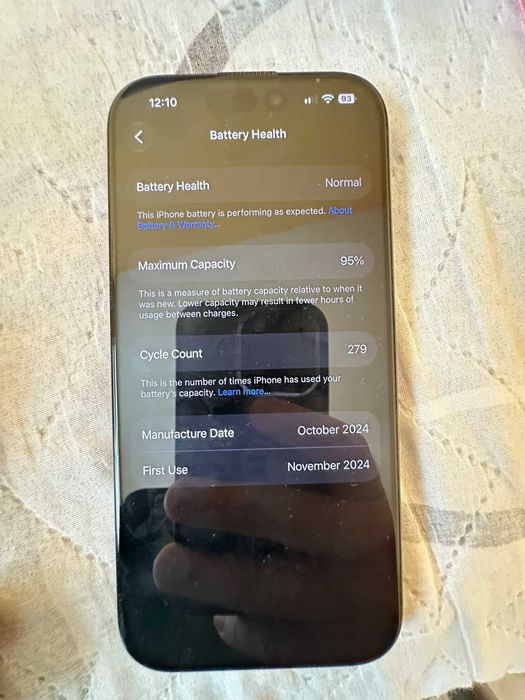Iphone 16 pro 128GB BLACK като НОВ!