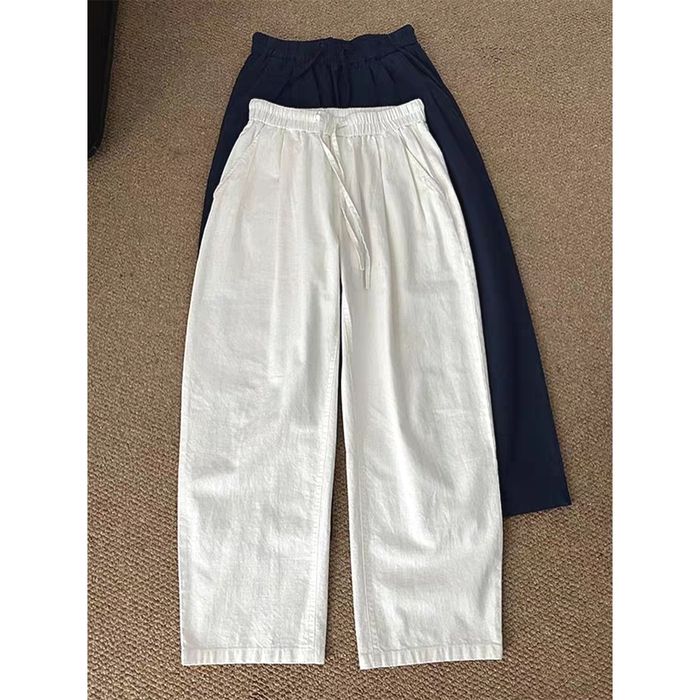 Льняные Штаны белые